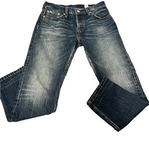 Mens Levi’s 501 CT White Oak Cone Denim jeans size 26 inseam 26.5 100% cotton